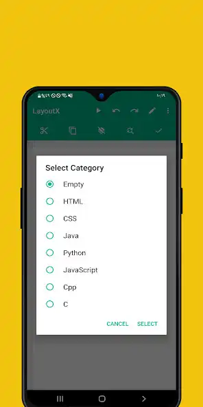 Play LayoutX - Code Editor Mobile as an online game LayoutX - Code Editor Mobile with UptoPlay