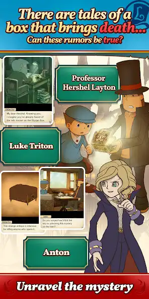 Play Layton: Diabolical Box in HD as an online game Layton: Diabolical Box in HD with UptoPlay