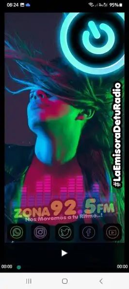 Play LA ZONA 92.5 FM as an online game LA ZONA 92.5 FM with UptoPlay