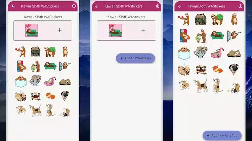 Play Lazy Sloth WAstickerapps  and enjoy Lazy Sloth WAstickerapps with UptoPlay