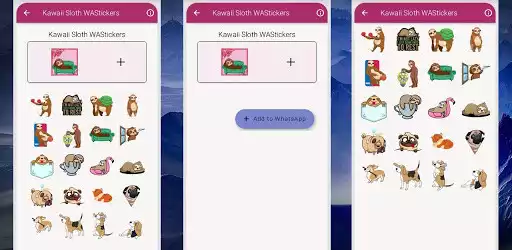 Play Lazy Sloth WAstickerapps as an online game Lazy Sloth WAstickerapps with UptoPlay