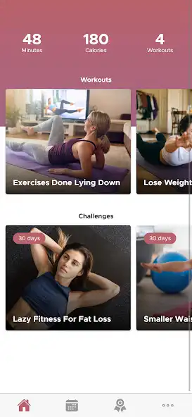 Play Lazy Workouts - Home Exercises as an online game Lazy Workouts - Home Exercises with UptoPlay