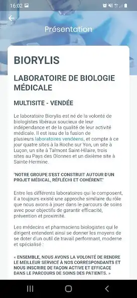 Play LBM BIORYLIS - Catalogue des examens as an online game LBM BIORYLIS - Catalogue des examens with UptoPlay