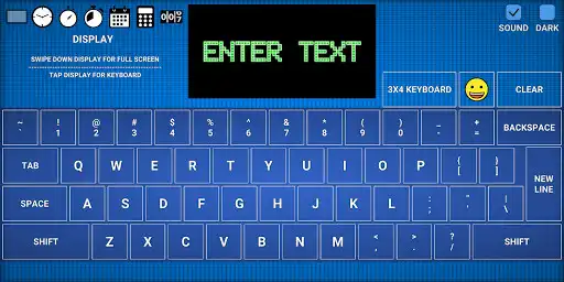 Play APK LCD Display  and enjoy LCD Display with UptoPlay com.dzontraSoft.LCDDisplay