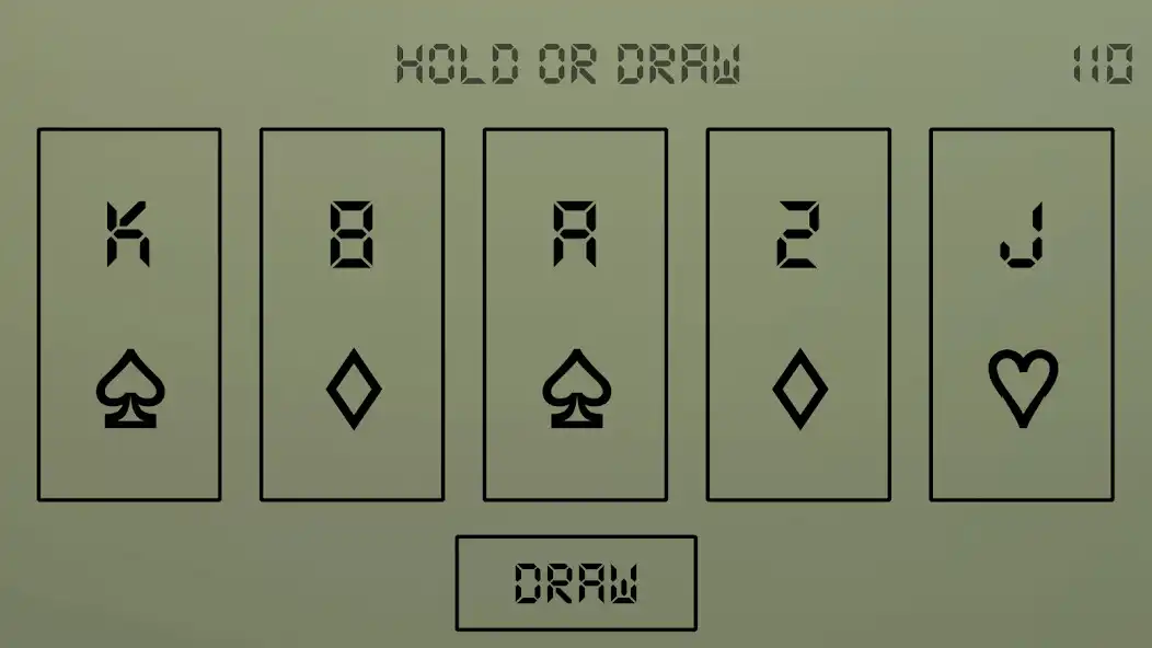Play LCD Poker as an online game LCD Poker with UptoPlay