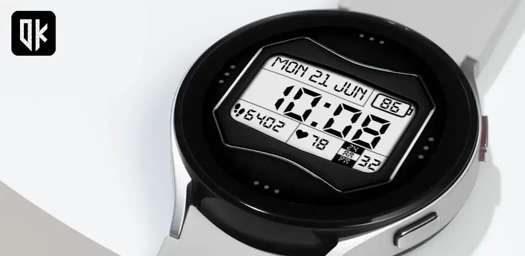 Play LCD Retro Classic Watch Face  and enjoy LCD Retro Classic Watch Face with UptoPlay