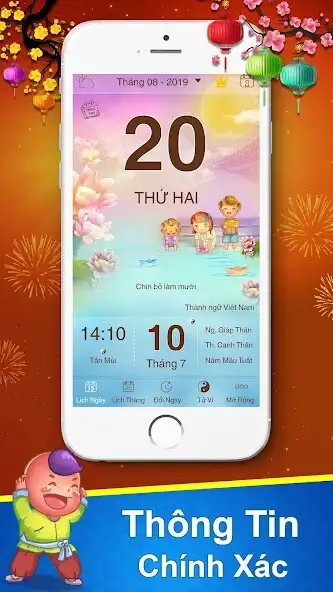 Play Lịch Vạn Niên 2025 - Lịch Âm as an online game Lịch Vạn Niên 2025 - Lịch Âm with UptoPlay