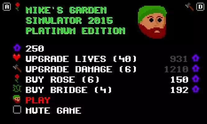 Play LD34: Mikes Garden Simulator