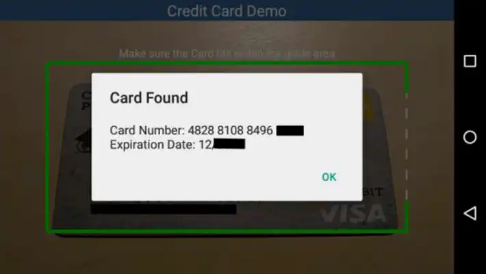 Play LEADTOOLS Credit Card App