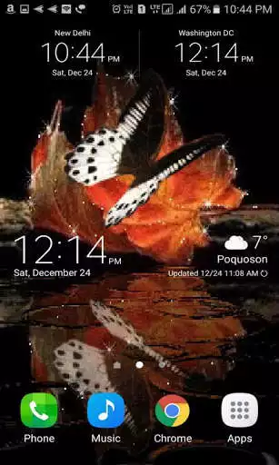 Play Leaf Butterfly Live Wallpaper as an online game Leaf Butterfly Live Wallpaper with UptoPlay
