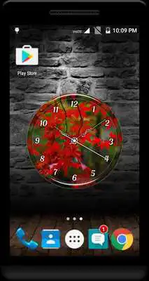Play Leaf Clock Live Wallpaper