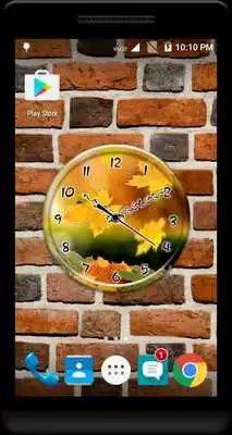 Play Leaf Clock Live Wallpaper