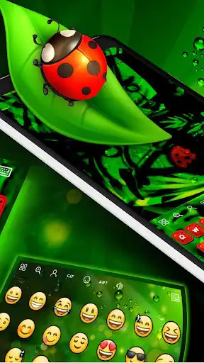Play Leaf Ladybug - Keyboard Theme as an online game Leaf Ladybug - Keyboard Theme with UptoPlay