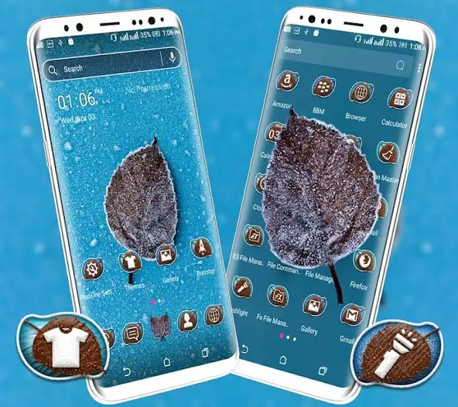 Play Leaf Launcher Theme as an online game Leaf Launcher Theme with UptoPlay