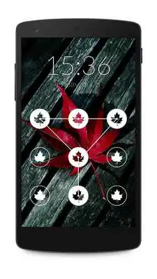 Play Leaf Pattern Lock Screen