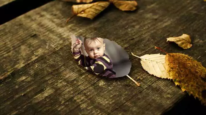 Play Leaf Photo Frames
