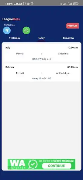 Play LEAGUE BETTING TIPS  and enjoy LEAGUE BETTING TIPS with UptoPlay
