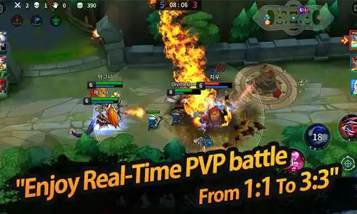 Play League of Masters: PvP MOBA as an online game League of Masters: PvP MOBA with UptoPlay
