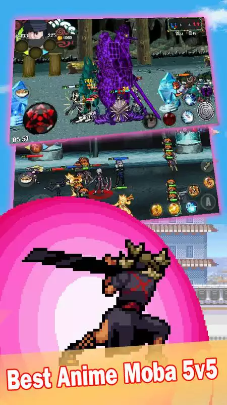 Play League of Ninja: Moba Battle