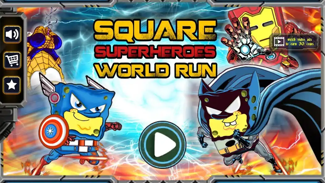 Play League of Square Super Heroes as an online game League of Square Super Heroes with UptoPlay