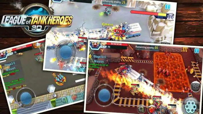 Play League Of Tank Heroes 3D