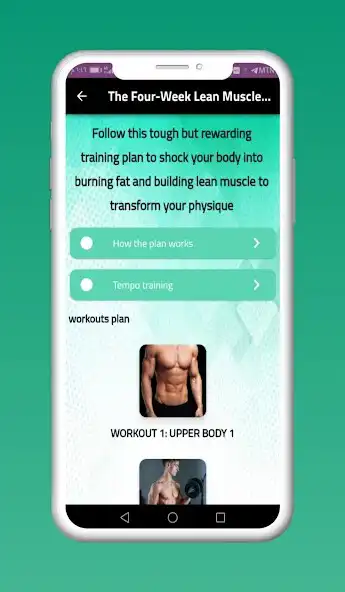 Play Lean Muscle Workout  and enjoy Lean Muscle Workout with UptoPlay