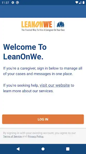 Play LeanOnWe Caregiver App  and enjoy LeanOnWe Caregiver App with UptoPlay