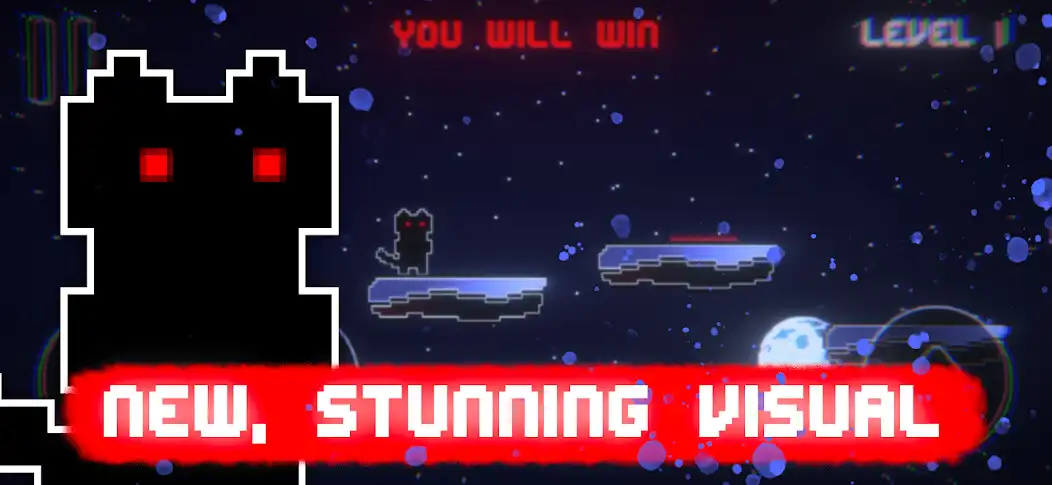 Play Leaping Cat 2 - Smooth Dark as an online game Leaping Cat 2 - Smooth Dark with UptoPlay