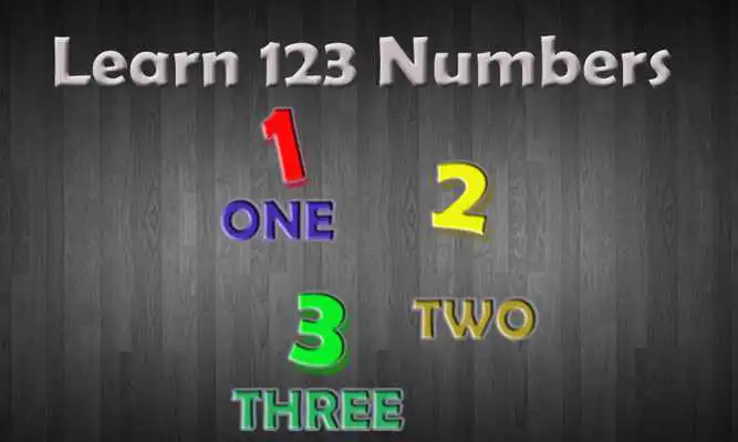 Play Learn 123 Numbers