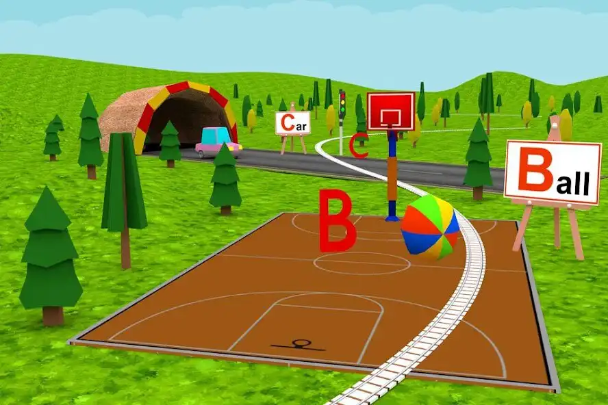 Play Learn ABC Alphabet - Train Game For Preschool Kids as an online game Learn ABC Alphabet - Train Game For Preschool Kids with UptoPlay