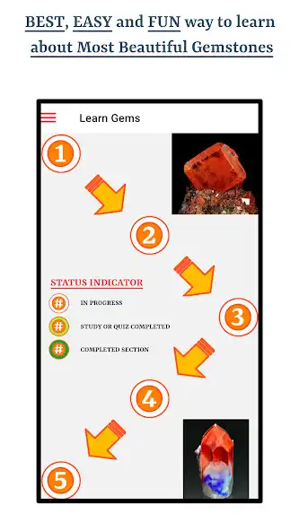 Play Learn About Gemstones  and enjoy Learn About Gemstones with UptoPlay
