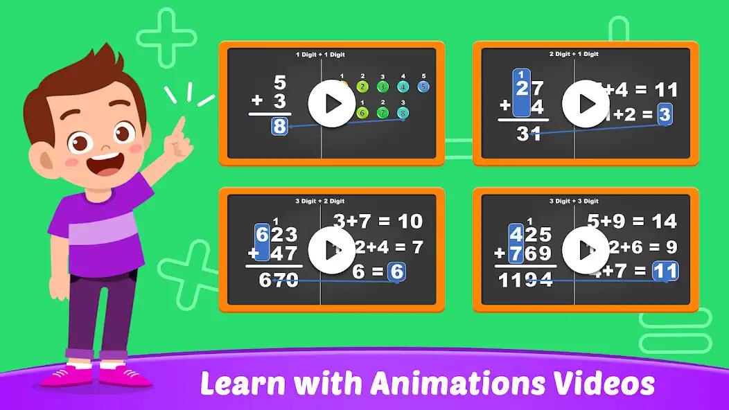 Play Learn Addition and Subtraction as an online game Learn Addition and Subtraction with UptoPlay