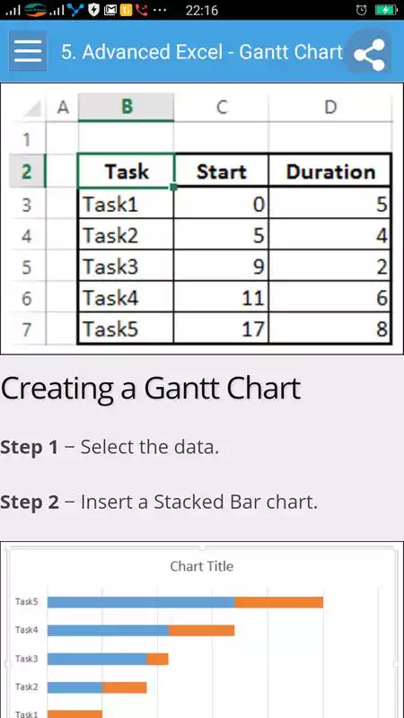 Play Learn Advanced Excel Charts