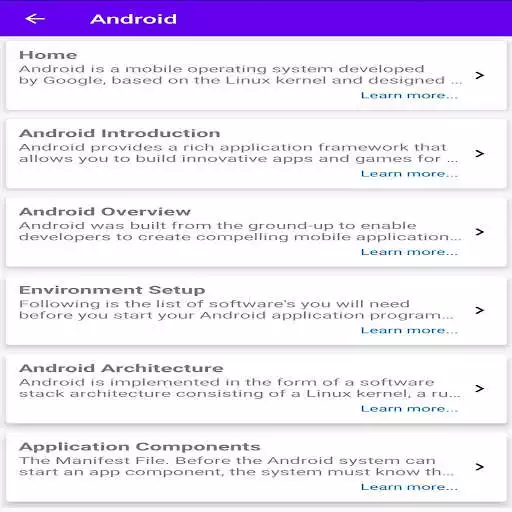 Play Learn Android Development as an online game Learn Android Development with UptoPlay