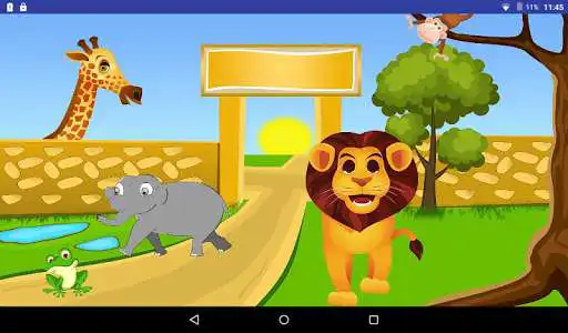Learn Animals Kids online game with UptoPlay