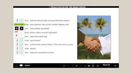 Play Learn Arabic with LearnOasis as an online game Learn Arabic with LearnOasis with UptoPlay