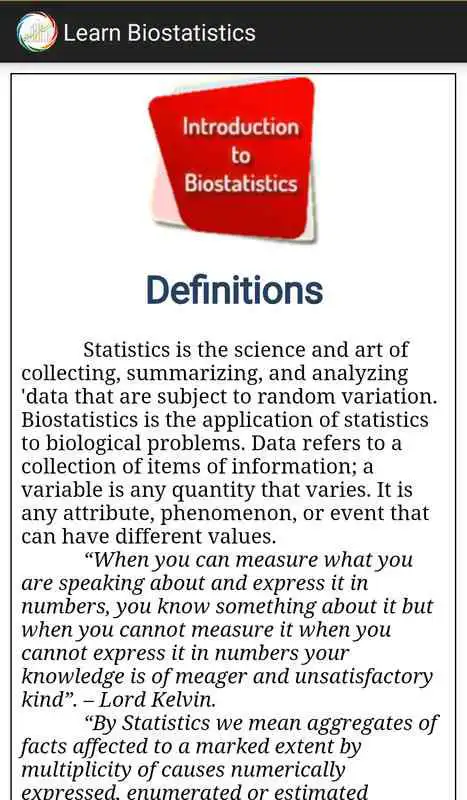 Play Learn Biostatistics