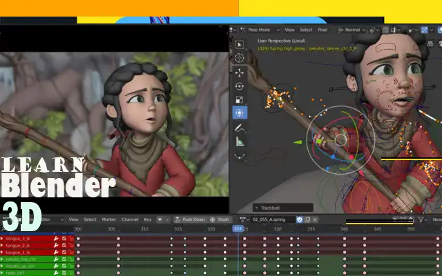 Play Learn Blender 3D Animation as an online game Learn Blender 3D Animation with UptoPlay