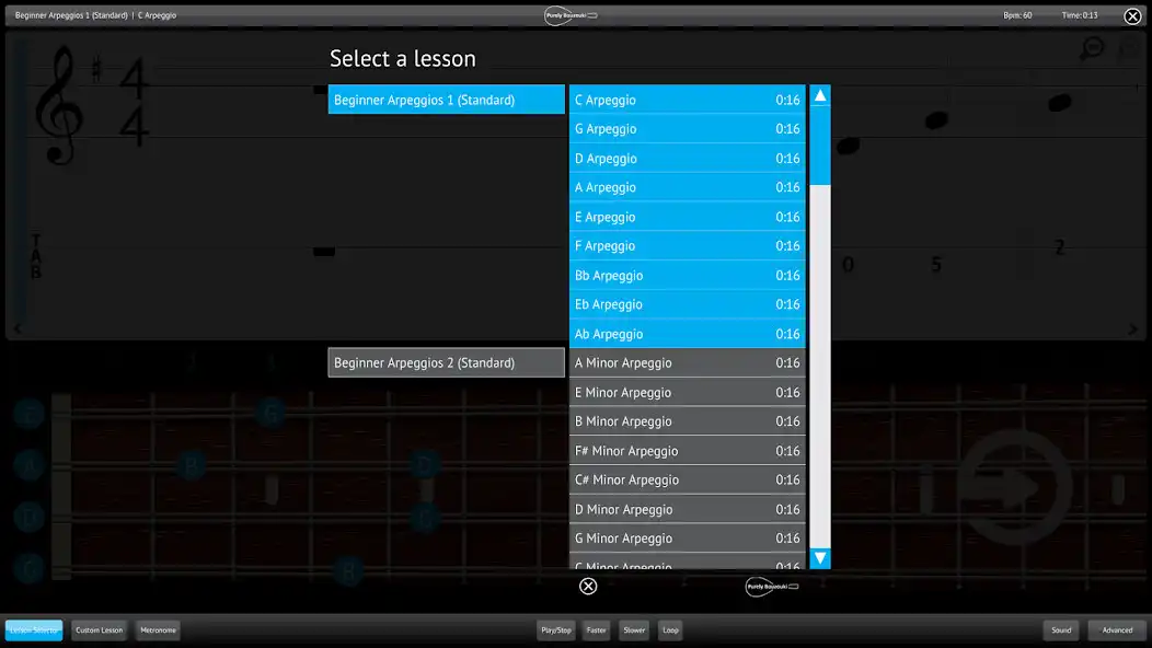 Play Learn Bouzouki Lessons Free as an online game Learn Bouzouki Lessons Free with UptoPlay