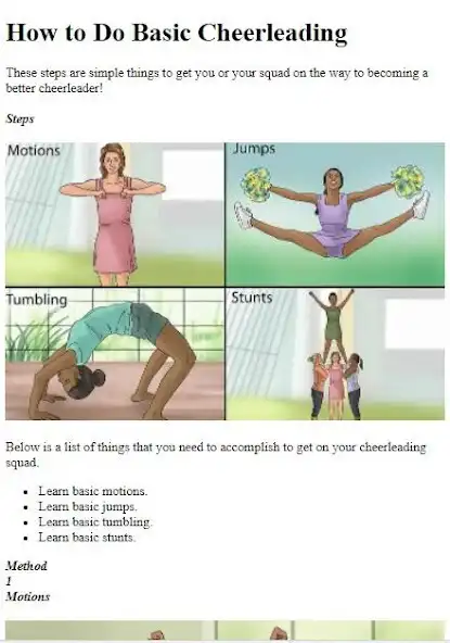 Play Learn Cheerleading Guide  and enjoy Learn Cheerleading Guide with UptoPlay Play Learn Cheerleading Guide  and enjoy Learn Cheerleading Guide with UptoPlay