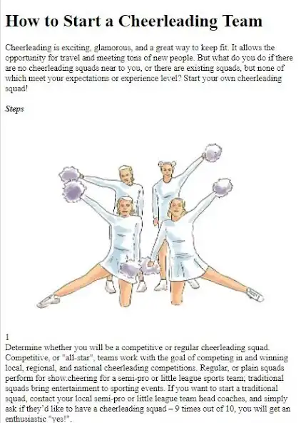 Play Learn Cheerleading Guide as an online game online Learn Cheerleading Guide with UptoPlay  Play Learn Cheerleading Guide as an online game Learn Cheerleading Guide with UptoPlay