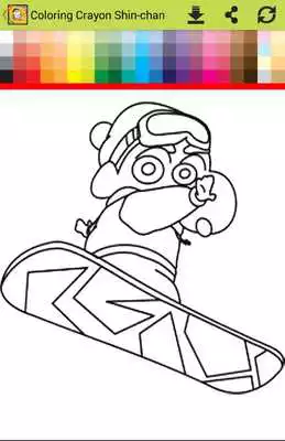Play Learn Coloring Character Crayon Shin chan Play Learn Coloring Character Crayon Shin chan