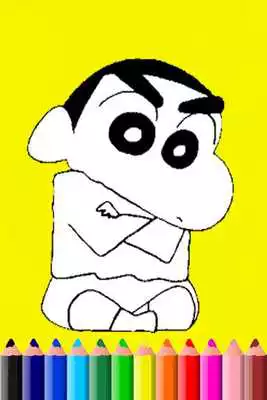 Play Learn Coloring for shin chan