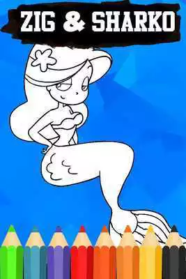 Play Learn Coloring For Zig Sharko