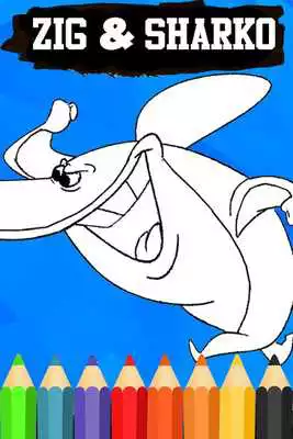 Play Learn Coloring For Zig Sharko