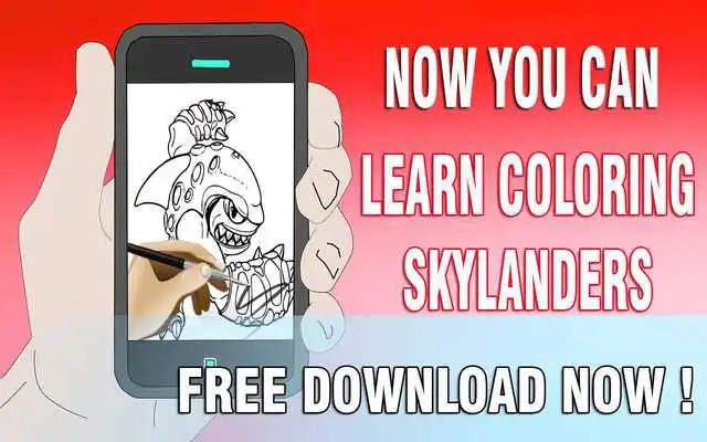 Play Learn Coloring Skylanders