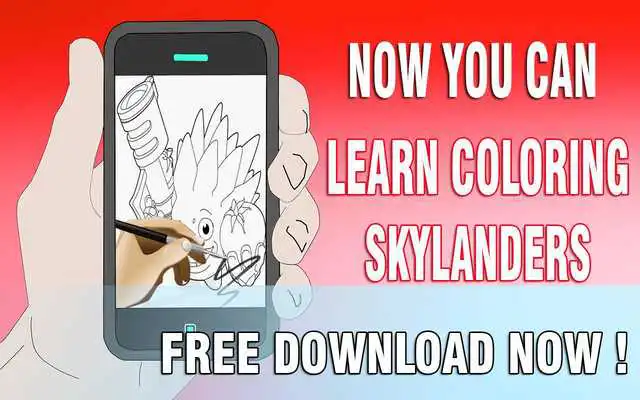 Play Learn Coloring Skylanders