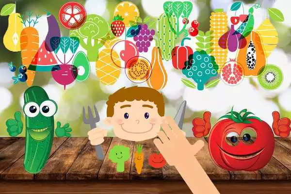Play Learn Colors Cutting Vegetables
