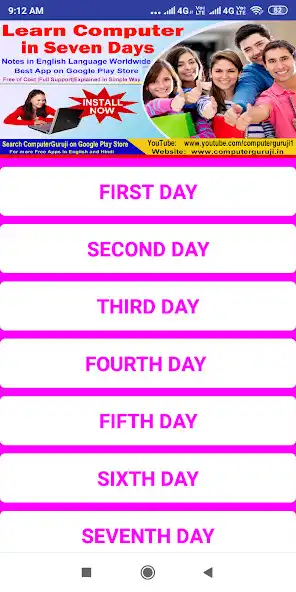 Play Learn Computer in 7 Days as an online game Learn Computer in 7 Days with UptoPlay
