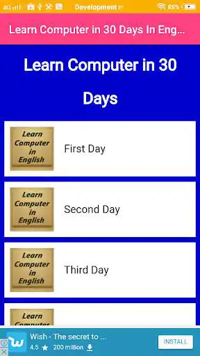 Play Learn Computer In English as an online game online Learn Computer In English with UptoPlay com.divy.learncomputerin30day Play Learn Computer In English as an online game Learn Computer In English with UptoPlay